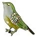 Pewter Jeweled Enamel BLING BIRD Magnets Assorted - Set of 4 pieces