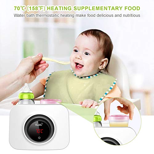 image for Bable Bottle Warmer, Multipurpose Baby Bottle Warmer with LCD-Display 