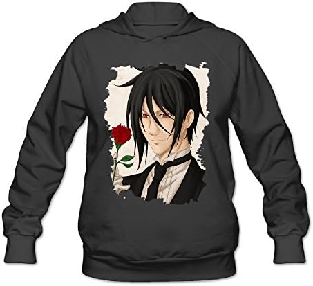 CYANY Black Butler Japanese Manga Women's Summer Hoodies Sweatshirt SBlack