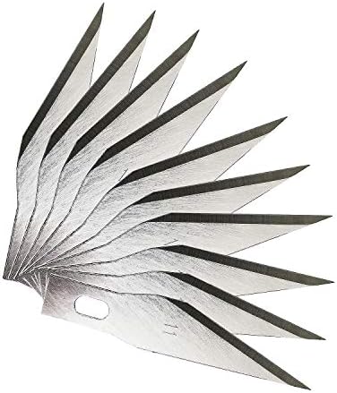11# Fine Point Blade Straight Edge Replacement Scoring Blades For Model Cutting Art and Craft Work Hobby Carving - 10 PCS