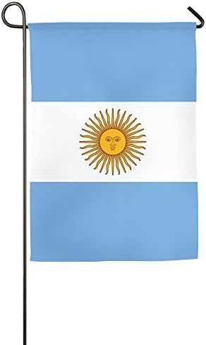 Flag Of Argentina Floral Garden Yard Flag Banner For Outside House Flower- Best For Party Yard And Home Outdoor Decor