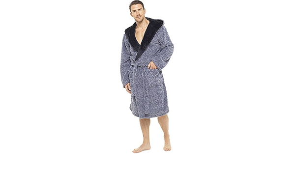 Big fluffy dressing gown mens Clearance