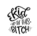 Kid Up in This Bitch Funny Decal Vinyl Sticker|Cars Trucks Vans Walls Laptop| Black |6.5 x 5.75 in|CCI1443