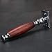 MANION Classic 3-piece Shaving Razor Natural Mahogany Wooden Handle Safety Razor Double Edge Safety Razor