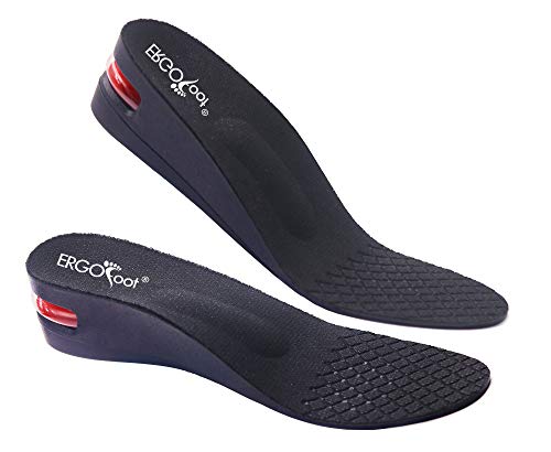Height Increase Insoles with Arch Support (2-Layer) 2 Inch Elevator Shoes Heel Inserts for Men and Women by ERGOfoot Height Increase Insoles with Arch Support (2-Layer) 2 Inch Elevator Shoes Heel Inserts for Men and Women by ERGOfoot