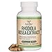 Rhodiola Rosea Supplement 500mg, 120 Vegan Capsules (Made and Tested in The USA, 3% Salidrosides, 1% Rosavins Extract) Natural Stress Level Support Pills by Double Wood Supplements primary