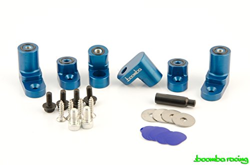 Boomba Racing WING RISER KIT BLUE for 2014+ Ford Fiesta ST