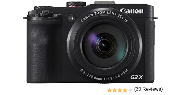 Canon PowerShot G3X - Cámara digital de 20.2 MP (zoom 25x ...