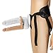 Double Dildo Strapless Strap on Double Penetration Dildo for Man for Woman (TPE Material)