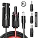 Kohree DC 8mm Adapter Cable Connector to DC with DC 5.5 mm x 2.1 mm, DC 3.5 mm x 1.35 mm and DC 5.5 x 2.5 mm Adapter 16AWG 5FT Wire Kit for GZ Yeti Portable Power Station Solar Generator