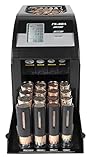 Royal Sovereign 4 Row Electric Coin Counter, With Patented Anti-Jam Technology & Digital Coin Counting Display (FS-4DABK)