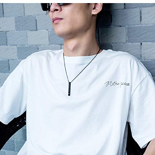 YOUFENG Urn Necklaces for Ashes Urns for Human Ashes Memorial Cremation Urn Locket Stainless Steel Keepsake Ashes Jewelry (Silver) - Thumbnail 4