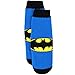 DC Comics Batman Boys Slipper Socks (6-8 Boys (Shoe: 10.5-4) Batman Blue)