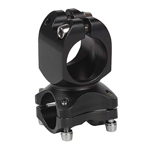 Andux 31.8mm Aluminum Alloy Bike Handlebar Stem Riser for BMX MTB 1pcs BL-02 (Black)