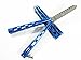 Icetek Sports 44477 Metal Practice Balisong Butterfly Knife Trainer, Blue