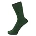ZAKIRA Finest Combed Cotton Dress Socks in Plain Vivid Colours for Men, Women, 7-12 (US), Green