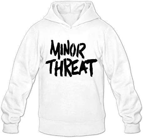 MYKKI Minor Threat Men's Sport Fleece Hoodie M White