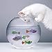 Valkit Swimming Robot Fish Toys,Fish Tank Toy,Activated in Water with LED Light,Cat Toy and Dog Toy,Swimming Bath Plastic Fish Toy with Child