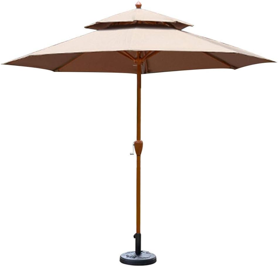 ZHTY Portable parasols 9ft(2.7m) Patio Garden Umbrella - Outdoor Sun Shade Cafe Store Wedding Party Beach Sunscreen