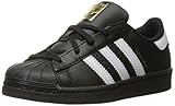 adidas Kids' Superstar Sneaker, Black/White/Black, 12.5K M US Little Kid