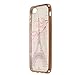 iPhone 8 Case,iPhone 7 Case, LONTECT Eiffel Tower Floral Clear Design Pattern Printing Soft TPU Gel Slim Back Protective Case Scratch Resistant for Apple iPhone 8/iPhone 7