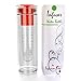 INFUSION EDGE Fruit Infused Water Bottle, 28oz Wide Mouth, Shatter & Leak Proof BPA Free Tritan