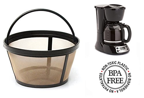 Permanent Basket-Style Gold Tone Coffee Filter (1PC) by WEIERKEN