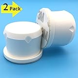 2 Pack Magnetic Locking System Keys - Universal Replacement Keys for Magnetic Cabinets Baby Safety Locks | Bonus Magnets Key Holders | Works With All Brands Magnet Locks (2 Pack)