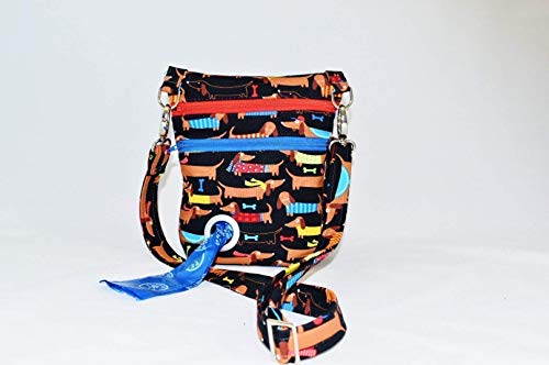 cross body dog walking bag