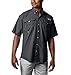 Columbia Men's Bahama II UPF 30 Short Sleeve PFG Fishing Shirt, Black, X-Small