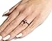CloseoutWarehouse Cubic Zirconia Heart Promise Ring Sterling Silver (Color Options, Size 3-15)