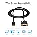 StarTech.com 6ft HDMI to DVI D Adapter Cable - Bi-Directional - HDMI to DVI or DVI to HDMI Adapter for Your Computer Monitor (HDMIDVIMM6)