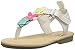 carter's Girls' Nala T-Strap Fashion Sandal, White, 4 M US Toddler