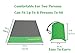 Pulaisen Pocket Camping Blanket - Beach Blanket Mat, Ground Cover,Compact Lightweight Sand Proof Travel, Hiking,Camping, Outdoor Picnic 56″x80″ (Green&Gray)