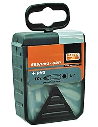 Bahco 59S ph2g-30p Grabber Juego de brocas para tornillos de yeso (30 piezas)