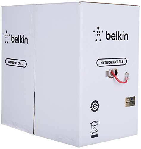 Belkin CAT6 STRANDED BULK CABLE 4PR;24AWG; 1000  RED ( A7J704-1000-RED )