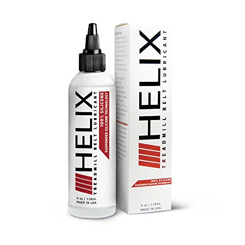 NEW! HELIX Treadmill Belt Lubricant 100% Silicone | Highest Quality | Easy Application//Twist-Cap System | Made in the USA, 4 Fl Oz.