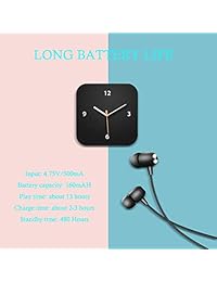 Auriculares Bluetooth Vastaint Auriculares inalámbricos Auriculares deportivos Baterías dobles 13 15 Horas 4.2 + EDR Combinación ligera y rápida (CVC 6.0 Micrófono con cancelación de ruido, auriculares ergonómicos ajustados, diseño magnético)