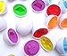 6pcs Easter Eggs Gift Funny Baby Toys Wisdom Clever Matching Eggs Green Red Yellow Blue Orange Purple Eggs