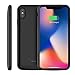 Moonmini Battery Case Compatible with iPhone Xs Max (2018) 6.5 Inch, Ultra Slim External Charger Case 5000Mah Backup Power Bank Protective Case(Black)