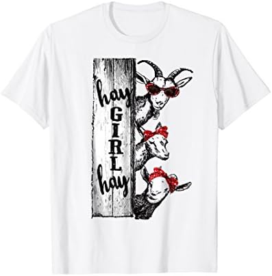 hay girl hay goat mom lovers shirt funny