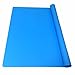 EPHome Extra Large Multipurpose Silicone Nonstick Clay Mat, Heat Resistant Nonskid Counter Mat, Dab Mat, 23.6''x15.76'' (Blue)