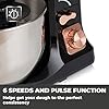 Tower T12033RG 3-in-1 5L Stand Mixer with 6 Speeds and Pulse Setting, 1000W, Rose Gold