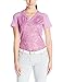 adidas Golf Women's Tour Bonded Mesh Polo Shirt, Wild Orchid, Medium