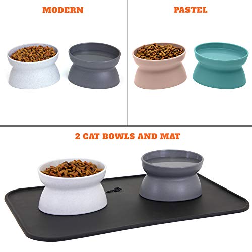 Kitty City Raised Cat Food Bowl Collection_Stress Free Pet Feeder and Waterer - Image 8