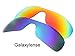 Galaxy Replacement Lenses for Oakley Antix Green&Red Color Polorized,2 Pairs