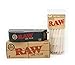 RAW Organic 1 1/4 Pure Hemp Pre-Rolled Cones With Filter (75 Pack + Cone Filler)