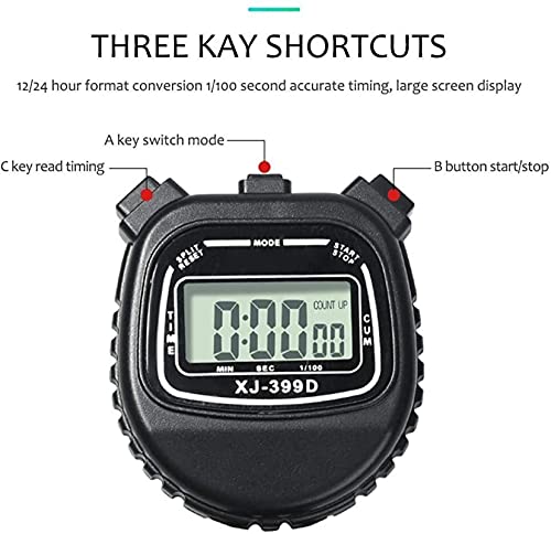 GLLP Elektronische Stopwatch Multifunctionele Sport Stopwatch Sport Running Fitness Games Timer (2 Stks) - Image 5