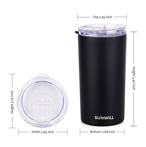 3 SUNWILL+Tumbler+Insulated+Stainless+Beverages