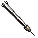 KangTeer Pin Vise Hand Drill Bits Set 0.1-3.0mm Aluminum Keyless Chuck Mini Hand Drill +20pcs Micro Twist Drill Bit Set Woodworking Hand Drill Push Rotary Tool